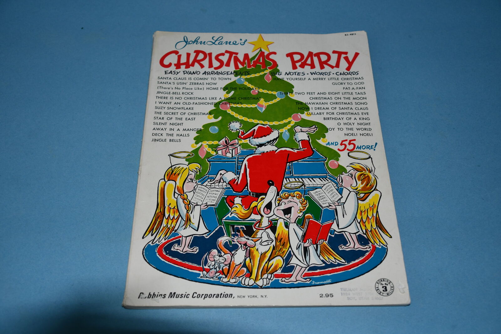 VINTAGE "CHRISTMAS PARTY" SONGBOOK ~ EASY PIANO