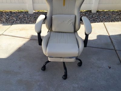 Gaming Chair w/Footrest & Lumbar