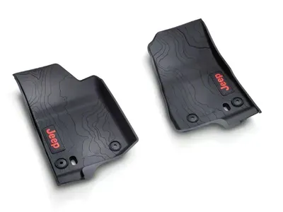 Mopar all-weather front floor mats for 2018 wrangler x2
