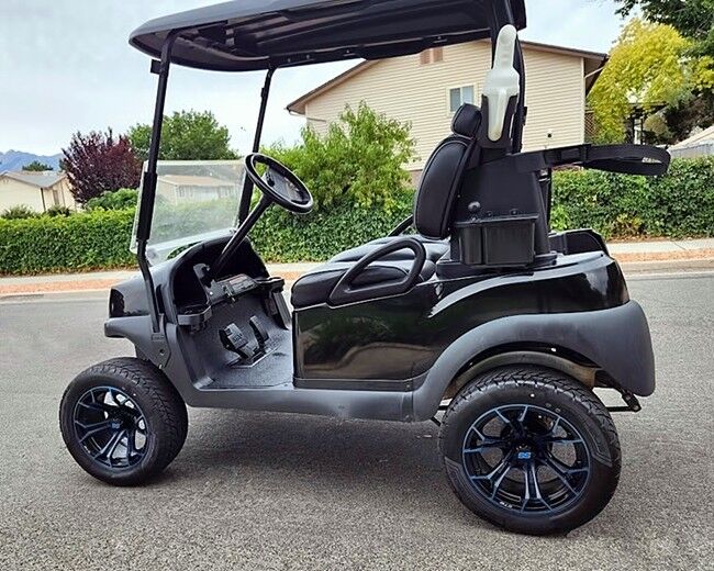 Electric 2-Passenger Lifted Black 2020 Club Car TEMPO Golf Cart