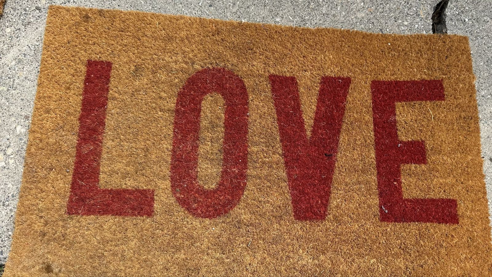 Doormat valentines