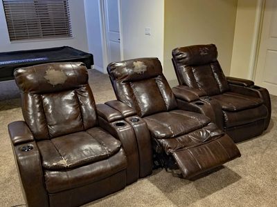 FREE: Assorted Couches, Loveseats & Recliners - Fabric & Leather, Used Condition