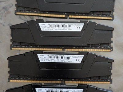 G.SKILL Ripjaws V Series 64GB (4 x 16GB) 288-Pin PC RAM DDR4 3200