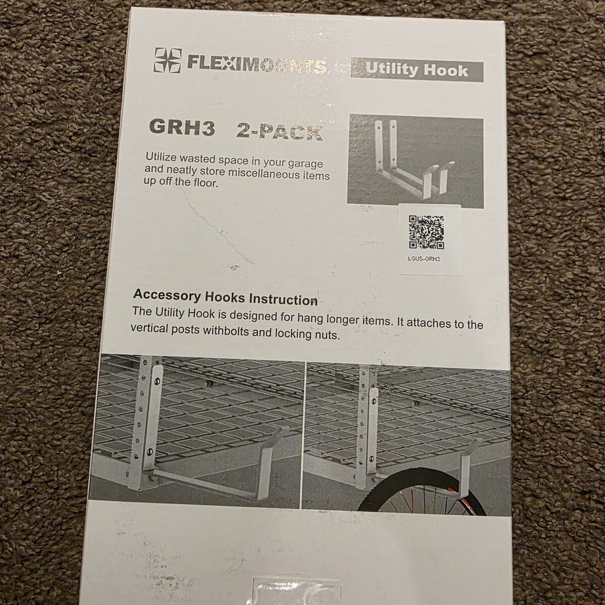 New Fleximount Overhead Garage Storage Rack