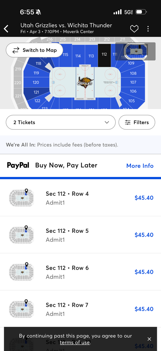 Grizzly Hockey Tickets.