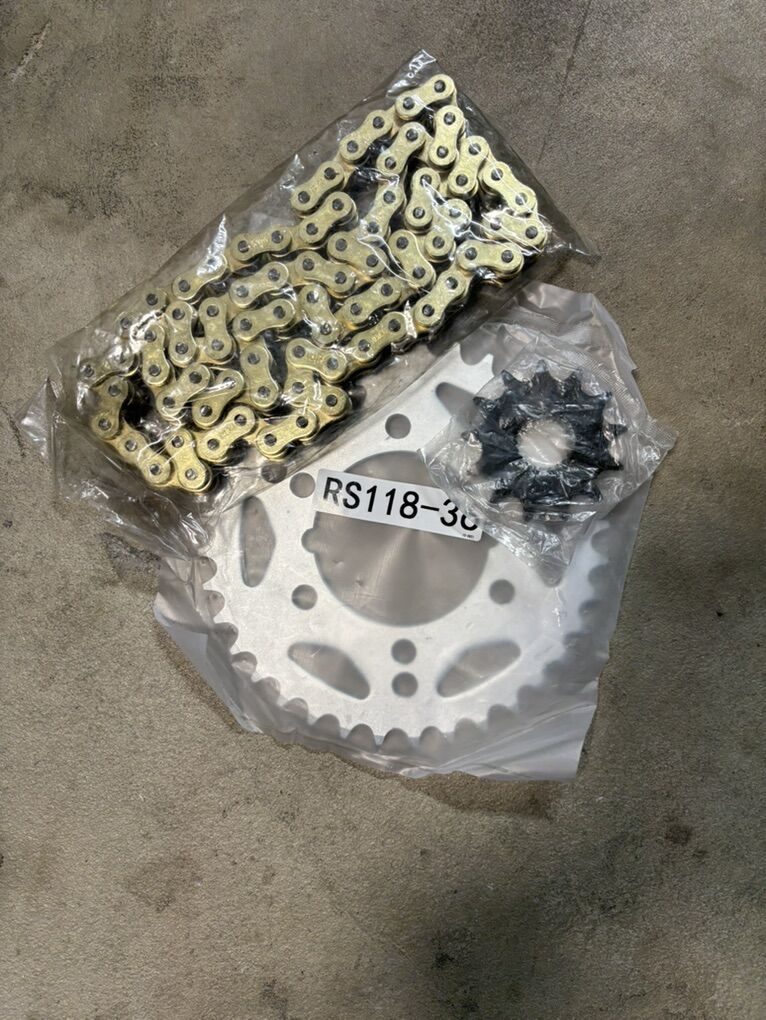 Polaris Chain And sprocket Set With 3 Master Links