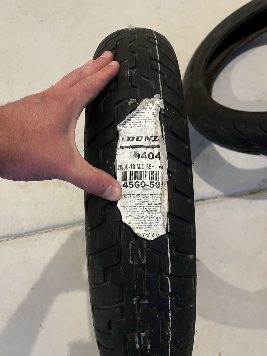 Dunlop D404-F tire 120/30/18