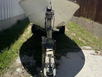 Fiberglass boat project with trailer