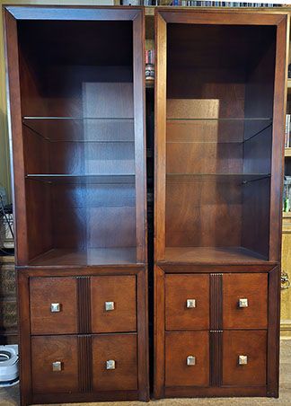 REAL WOOD CABINETS (Set of 2)