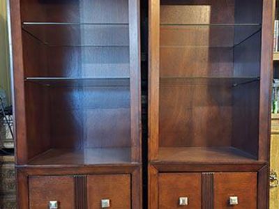 REAL WOOD CABINETS (Set of 2)