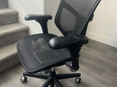 WorkPro Quantum 9000 Series Ergonomic Mesh Office Chair | Adjustable | Black