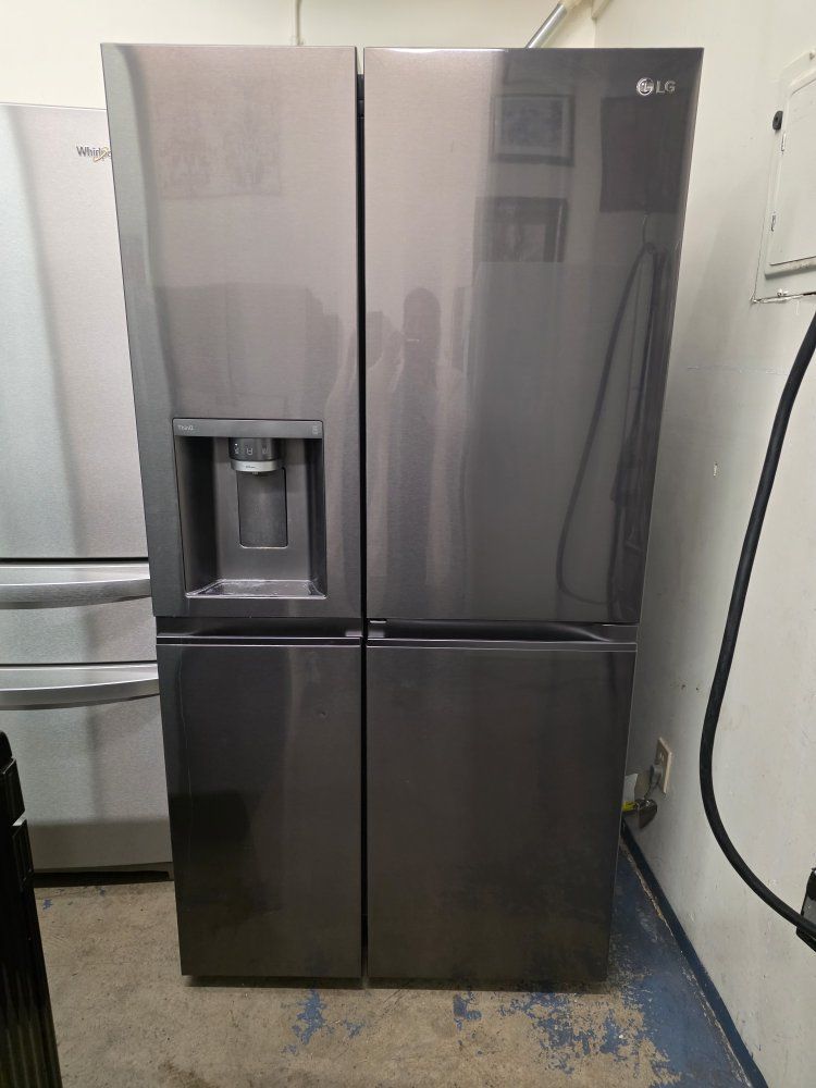 Lg black stainless refrigerator
