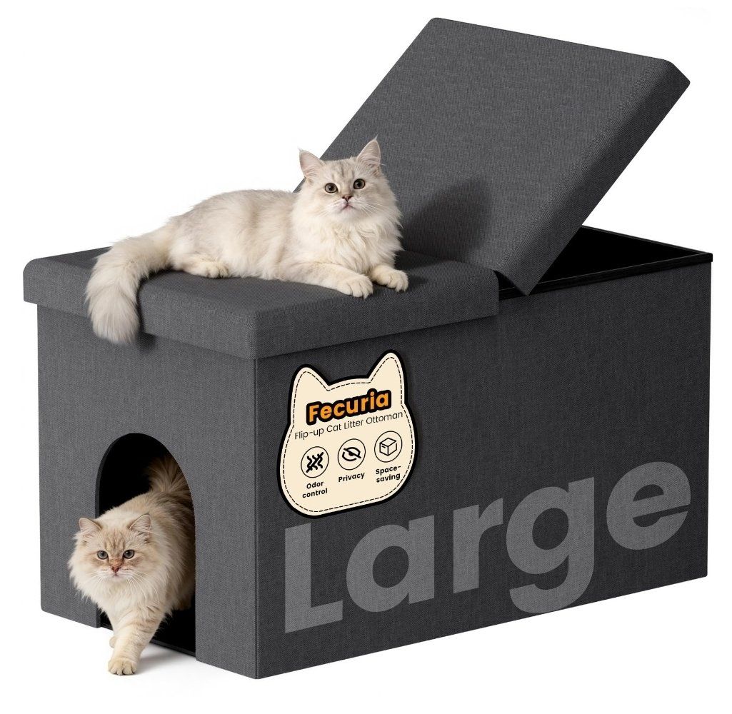 3-in-1 Cat Litter Box Enclosure