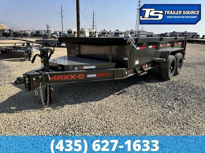 7x14 Maxx-D DJX Dump Trailer - 24" Sides - 15K GVWR