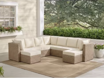 9 Piece Hampton Bay Modular Outdoor Pation Furniture (Brand new in box)