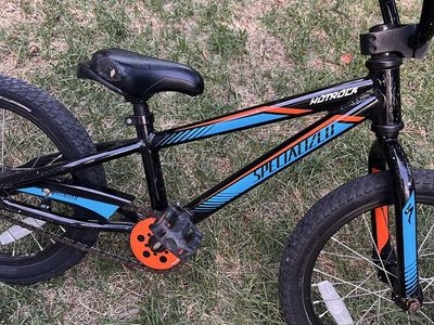 Specialized Hotrock Kids BMX Bike 16 inch Black/Blue/Orange