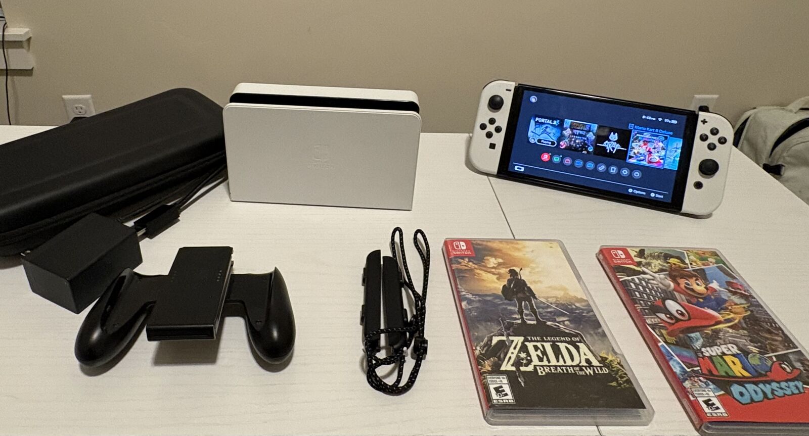 OLED Switch+Mario Odyssey+Zelda: BOTW