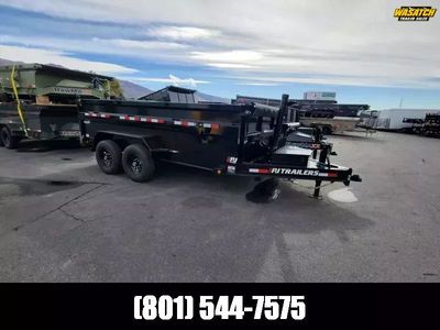 2025 PJ Trailers 7X14 DT Telescopic Dump Trailer