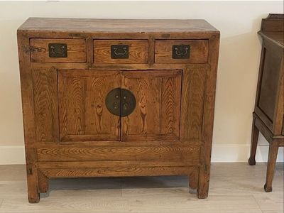Chinese style elm sideboard cabinet-Ming style/media console/buffet