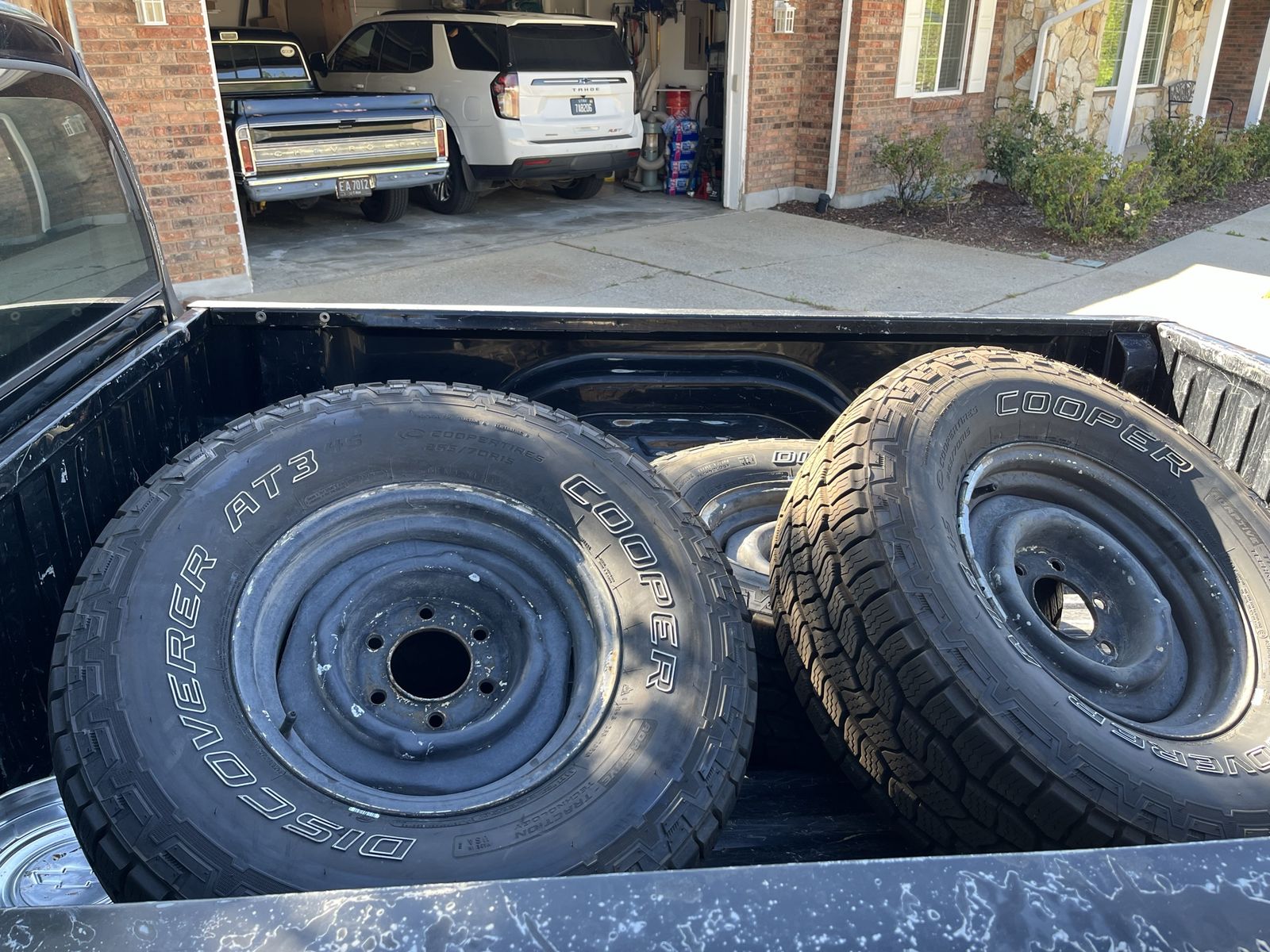265/70R15 Mud and Snow tires and wheels