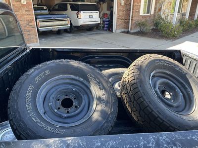 265/70R15 Mud and Snow tires and wheels