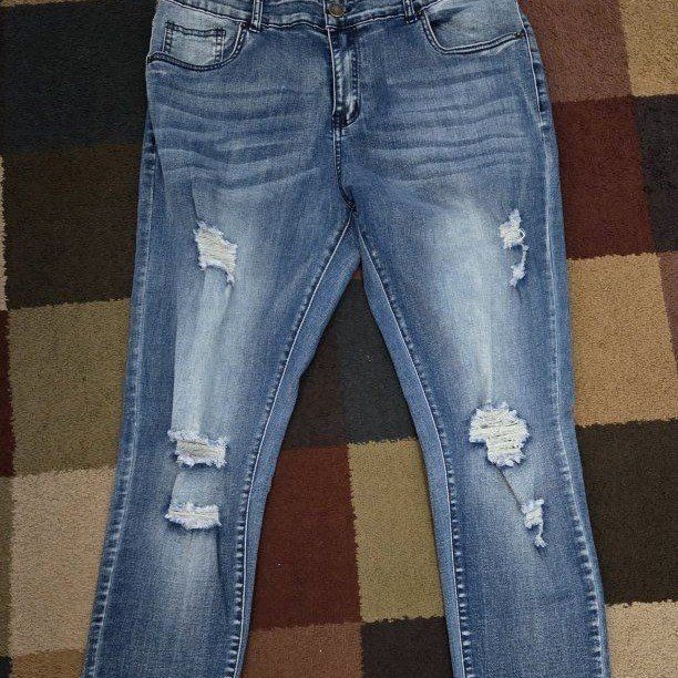 Mens Cowboy brand distressed jeans