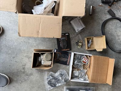 Assorted ATV / UTV Vehicle Parts, Carburetor, Brake Pads & Accessories Lot, or best offer