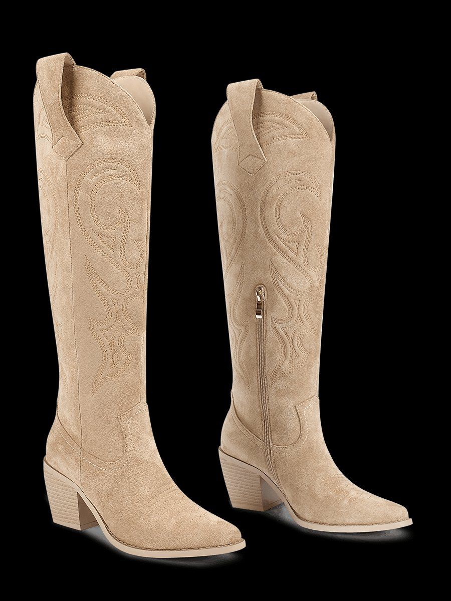 Women's size 10 knee high cowboy boots