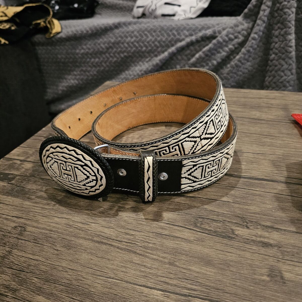 vintage leather belt
