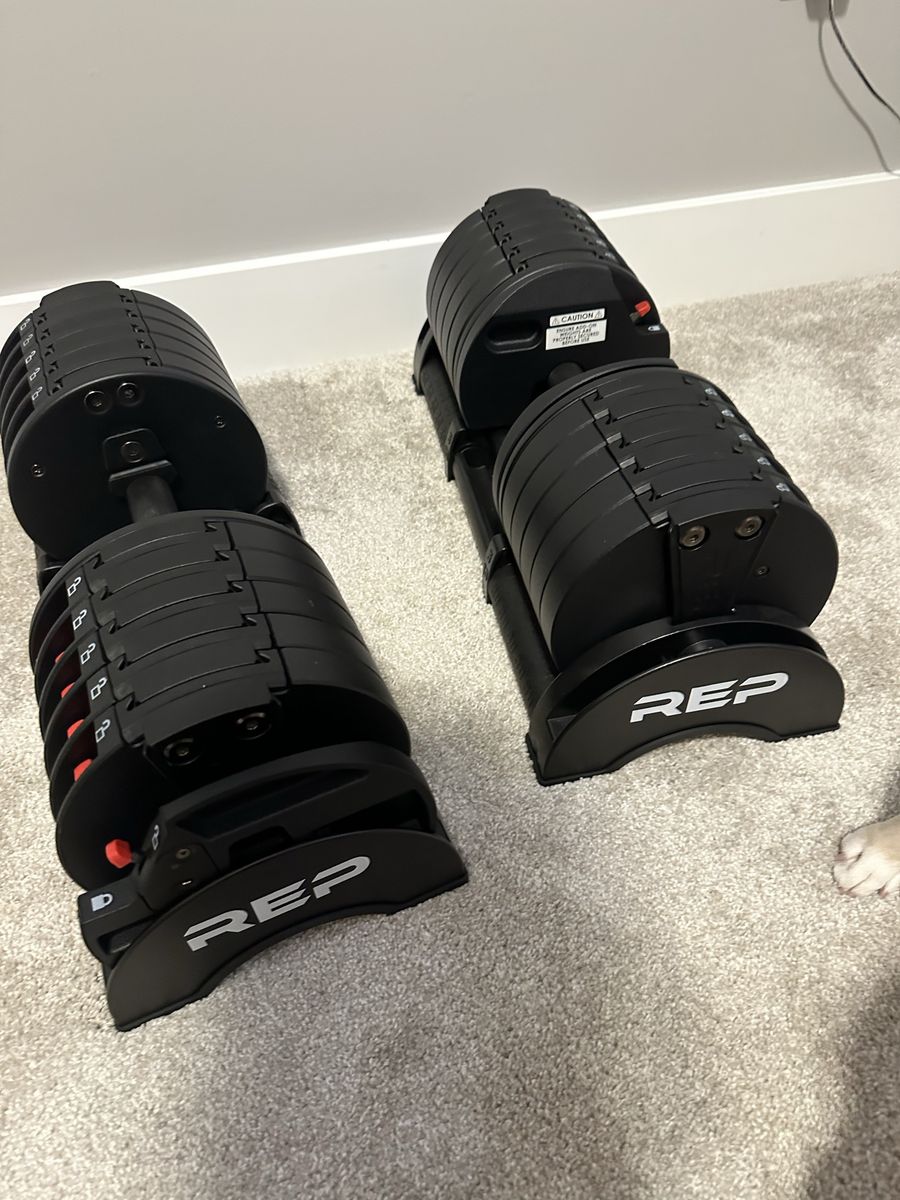 Adjustable dumbbells