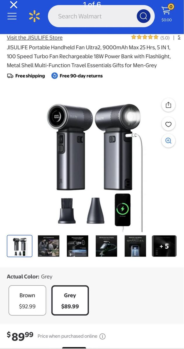 !!! Brand New JisuLife Handheld Fan Ultra2 – Unopened / Unused !!!