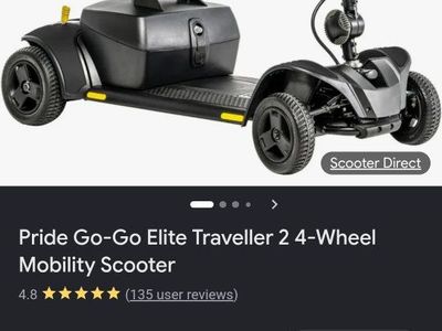 Pride Go-Go Elite Traveller 2 4-Wheel Mobility Scooter