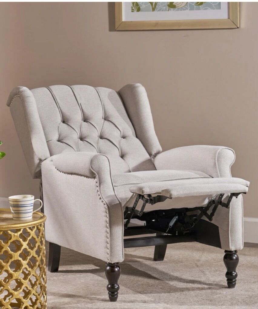 Christopher Knight Home Light Grey Recliner