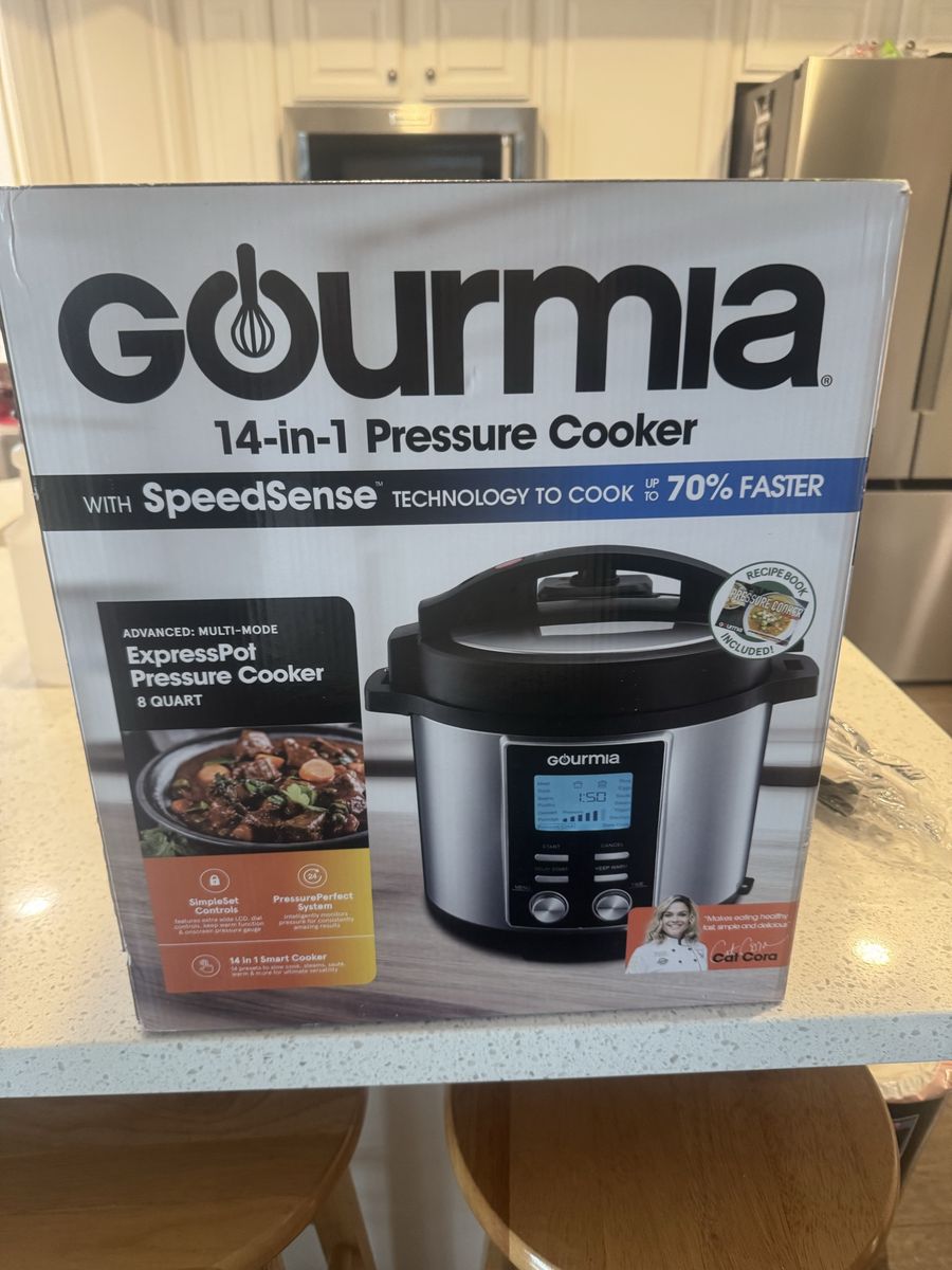 8 QT PRESSURE COOKER 14 IN 1 GOURMIA