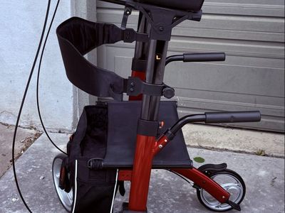 Healconnex Upright Walker - Never Used, New Condition, Red, Mobility Aid