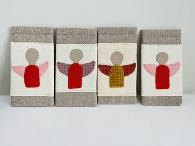 Handmade ANGEL eyeglass Or Scissors case