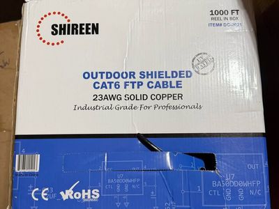 DC-2021 - Outdoor CAT6 Shielded -1000ft Spool