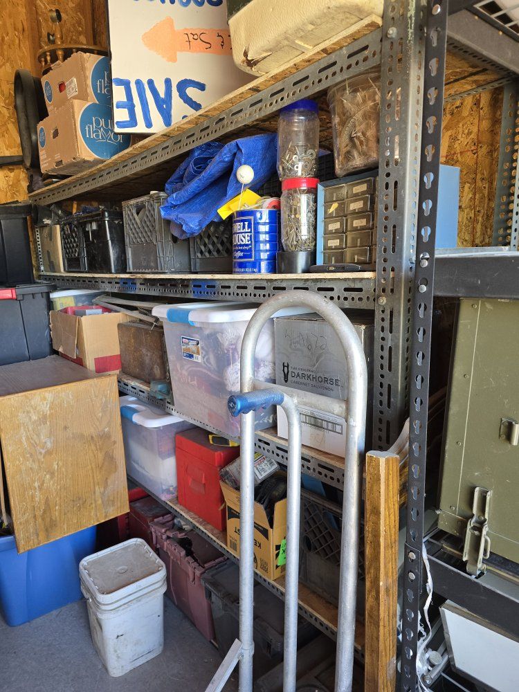Estate Sale a mans storage unit contents