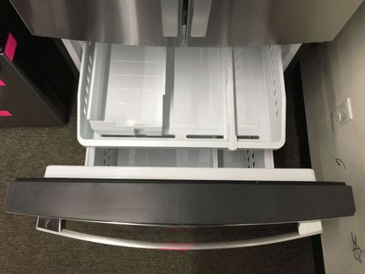 New GE Stainless Steel French Door w/ Freezer