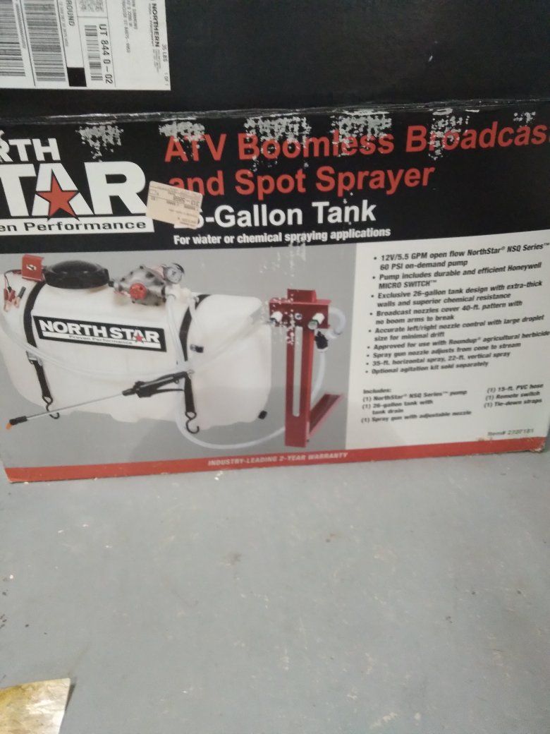 NorthStar 26-Gallon ATV Boomless Broadcast and Spot Sprayer