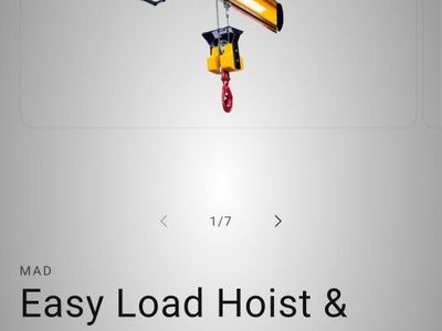 MAD EasyLoad Van Hoist System 1100 lbs / 500kg Capacity Model EL-500-2S320D