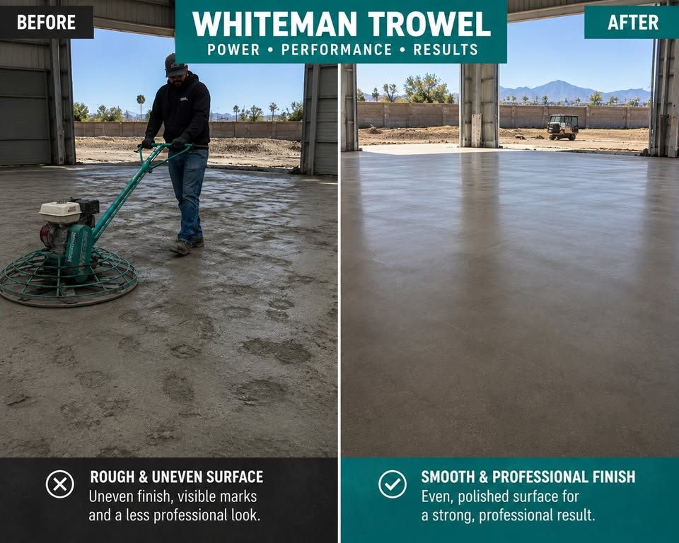 EVENLY FINISHED CONCRETE