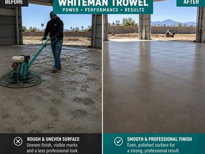 EVENLY FINISHED CONCRETE