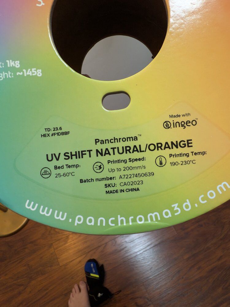 polymaker UV shift 3D printer filament