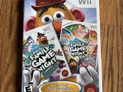 Nintendo Wii family game night value pack 2 in 1