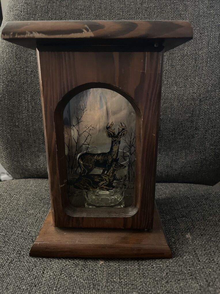 Cute Wall Hanging With Deer On glass