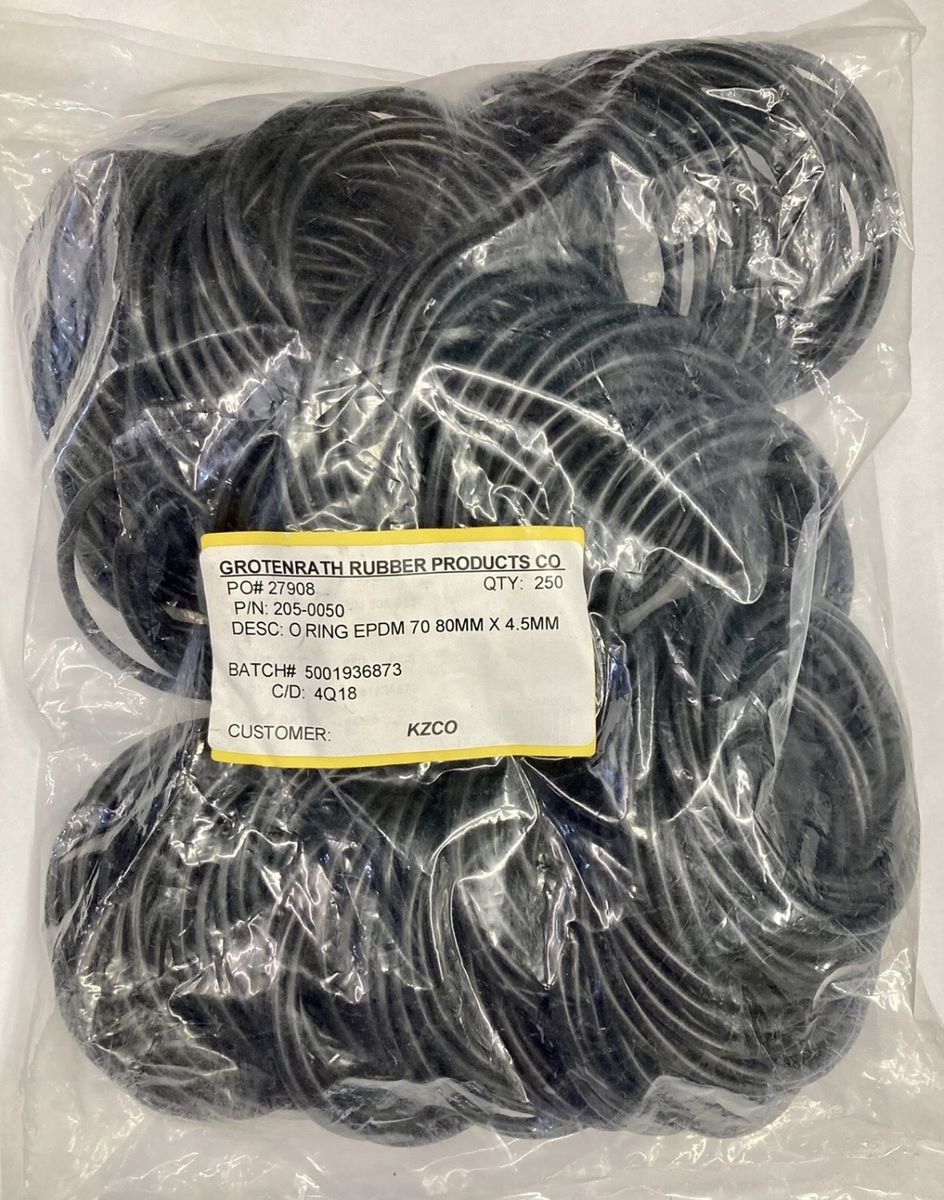 Bag 250 pcs  Grotenrath Rubber O-Ring