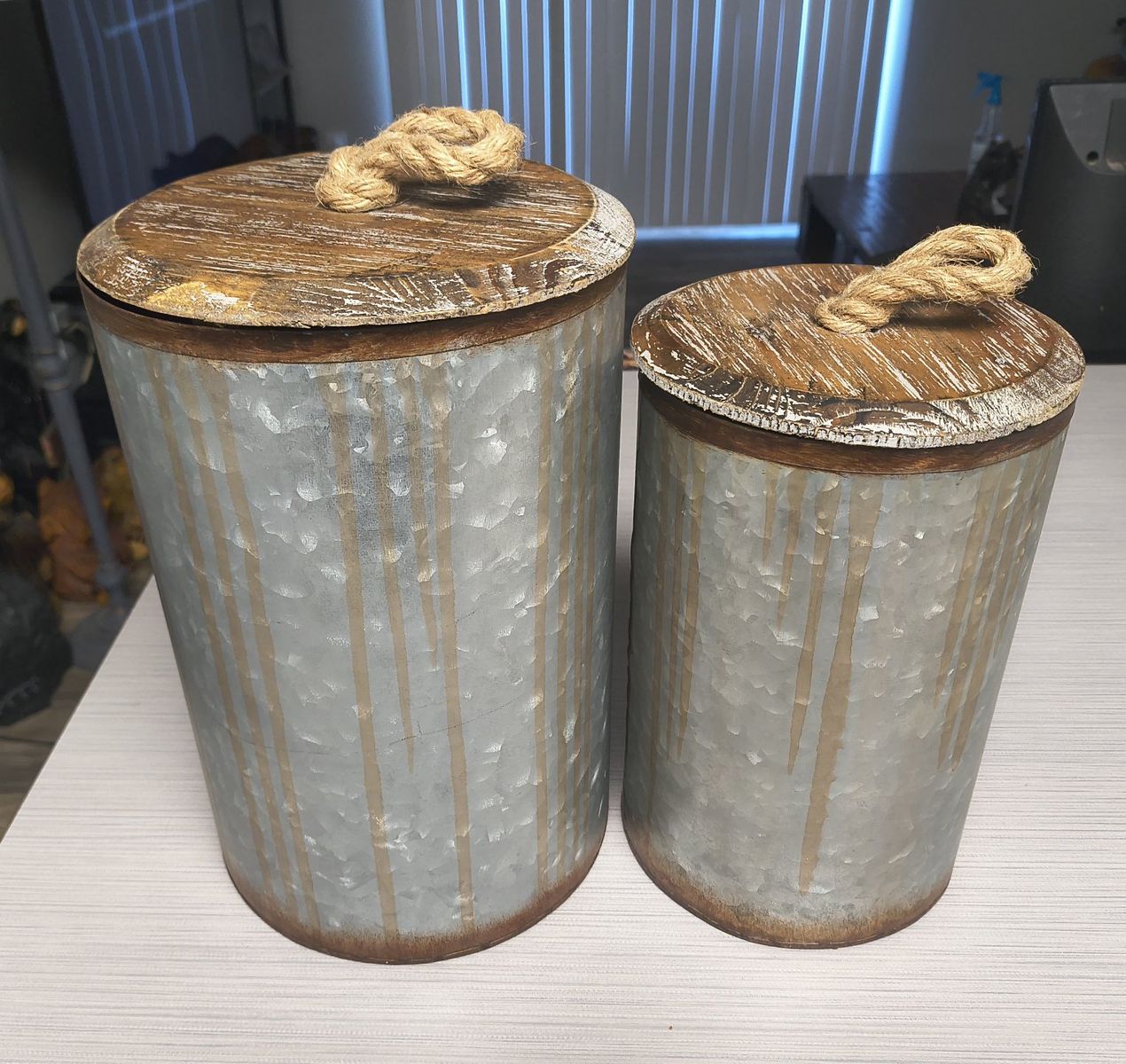 Rustic Canisters