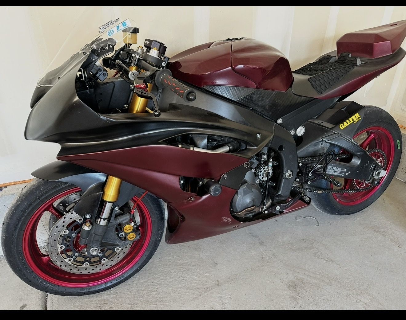 Yamaha R6 Track Ready