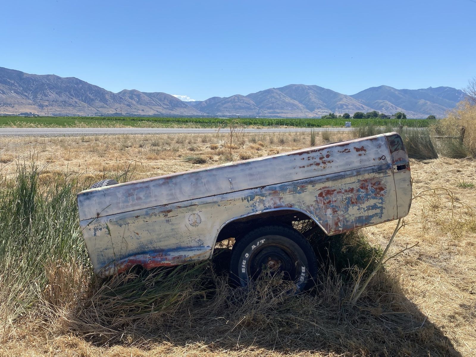 Old Ford Truck Bed Trailer
